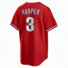 2024 City Bryce 3 Harper Bryson Stott Baseball Jersey Trea Turner Kyle Schwarber Philadelphia J.T. RealMuto Alec Bohm Nick Castellanos Aaron Nola Phillies Connect