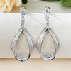 Boucles d'oreilles en argent S925, bijoux polyvalents à la mode et élégants