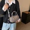 Трендовая модная женская сумка для боулинга из искусственной кожи в стиле ретро, простые повседневные универсальные сумки через плечо на одно плечо