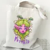 Melanie Martinez Mulheres Canvas Tote Bag Vintage Y2K Estética Bolsa de Ombro Singer Music Shop Bag Melanie Martinez Bolsa a16P #