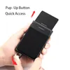 pop Up RFID ID Card Holder Male Wallet Mini Package Aluminum Metal Protective Gear Storage Bag Smart Quick Release Women Purse j1Zk#