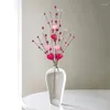 Fleurs décoratives pour la saint-valentin, simulation de branche de fleur en forme de cœur, pour la maison, le jardin, Arrangement DIY, accessoires de photographie, décorations de Vase