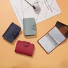 busin Card Holder Anti-theft ID Credit Card Holder Fi Women's 24 Cards Slim PU Leather Pocket Case Coin Purse Wallet 44dO#