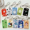 1pcs étudiants carte de bus cas lanière porte femmes fille ours floral style carte de crédit couvre sac pendentif femme porte-carte d'identité sacs C4wn #