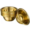 Bowls 7 Pcs Stand Drinking Cup Holy Water Bowl Cups Container Flat Offering Tools Temple Accessories