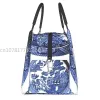 Custom Blue Willow China Lunch Bags Женщины теплоодельные ланч -коробки для пикника для пикника для кулачки поездка C9DP#