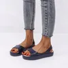 Casual Schoenen Dikke Bodem Lage Hakken Rubber Romeins PU Open Teen Slippers Platform Dames Sandalen Kawaii Jean Voor Luxe