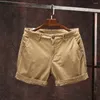 Shorts masculinos homens praia cintura elástica casual carga com bolsos para verão streetwear