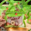 Gift Wrap 10pcs Christmas Bag For Candy Chocolate Cookie Nougat Biscuit Packing Tree Santa Zipper Bags
