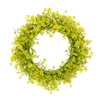 Party Decoration Artificial Plant Wreath Leaf Spring Door Hangings Decors Supply 95