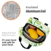 avocado Lunch Bag Green Fruit Heart Insulated Lunch Box With Frt Pocket Refrigerated Tote Bag For School Work Office Gift q2fW#