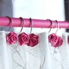 Krokar 10st/set rosa blommor S -formade badrum kök kappa multifunktionella diverse lagringshängare hållare