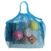 Réutilisable Cott Mesh Bag Shop String Résille Net Tortue Sacs De Stockage Sac À Main Fourre-Tout Tissé Net Fourre-Tout Envirmental Protecti Y7JY #