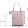 Mulheres de luxo Nyl Bolsas de Ombro À Prova D 'Água Casual Top-handle Senhoras Bolsa de Viagem Tote p4L6 #