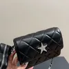 Bolsa de designer bolsa de marca de alta qualidade mini bolsa de couro bolsa feminina textura avançada mini bolsa bolsa estrela bolsa feminina bolsa com aba simples e bonita