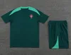 Männer Kinder Portugal Trainingsanzug Trikots Gemischte Nationalmannschaft Fußballtrainingsanzug 22 23 Portugieser Shorts Ärmel Trainingsanzüge Hemd Kits Survêtement Sportbekleidung
