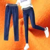 Jeans pour femmes Hiver Épaissir Peluche Velours Doublé Femmes Chaud Slim Crayon Denim Pantalon Skinny Pantalones Taille Haute Pantalon Surdimensionné38