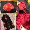 Robe pour enfants adultes, Unisexe Men Cape Anime Cosplay Halloween Costume Veste avec bague en bande pour femmes