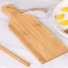 Bakningsverktyg Pasta gör trä Gnocchi Butter Board Ravioli Rolling Pin Manual Maker Garganelli
