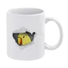 Tassen Evil Bird White Mug Coffee Girl Gift Tea Milk Cup Peeping Cockatiel Swag Birds Birb