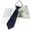 Предварительно завязанный эластичный формальный галстук из полиэстера, галстук для мальчиков с ремешком, галстуки RRA11989 Tpgxm