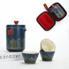 Teaware Sets Portable Tea Set 1 Teapot 3 Cups Teabag Fast Guest Cup Teacups And Mugs Teeware Teware Ceramic Pottery Gaiwan Bar