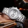 European Brand Quartz Stainless Steel Strap Men's Watch