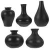 Vasos 5pcs mini vaso de cerâmica ornamento desktop flor estilo zen