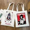 japanese Manga Anime Kakegurui Yumeko Jabami Fi Graphic Carto Print Shop Bags Girls Fi Casual Pacakge Hand Bag 60i1#