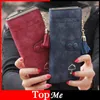 Femmes portefeuilles Matte Pu Leather Lady Hands sacs Hasp Tassel Zipper Cutch Coin Purse Cartes Holder Meybags Woman Burse Wallet Sacs 20cx #