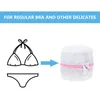 Laundry Bags 4Pcs Polyester Mesh Washing Washer Protector Bag Honeycomb Storage With Zipper For Delicates Jeans Socks
