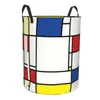 Laundry Bags Piet Mondrian Minimalist De Stijl Basket Collapsible Large Capacity Clothing Storage Bin Modern Art Baby Hamper