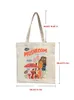 1pc Vintage Pattern Tote Bag Симпатичная сумка для магазина сумка для перевозчика повседневное холст для плеча магазин магазин l54g#