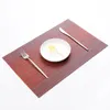 Bordmattor Potholders för bordsskivor som inte är glidhalt PVC Placemats mat värmebeständiga lätt att rengöra dekorativa skålar