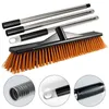 Hard Brestle Broom Scrubing Floor Broom Dusch Cleaning Brush Deck Scrub Brush Grout Brush For Garage Swimming Pools Balkonger 240329