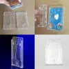 2 Pcs NEW Fi Venda Transparente Design Cartão Duplo Acrílico Plástico ID Badge Card Holder Capa Case Busin Card Holder w1Gg #