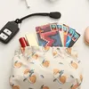 Mini Cosmetics Bag tryckt Makeup Pouch Women Sanitary Servin Storage Case Portable Coin Purse Sundries Bag Kreditkort Holder U10Y#