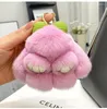 Chaveiros Fofo Fur Pompon Chaveiro para Meninas Saco Chaveiro Chaveiro Mulheres Tags Jóias Presentes Trinket