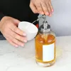 Distributeur de savon liquide, sirop facile à nettoyer, pompe à café en verre, ensemble de bouteilles avec étiquettes pour maison, Restaurant, Bar de 17oz