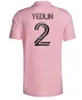 24 25 Maillot de football adulte Suarez MesSIS Maillot de football Miami Kit enfants Martinez Matuidi Higuain Campana Yedlin Taylor MLS 23 24 Chemise de football Homme Joueur Fan Edition