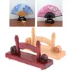 Decoratieve beeldjes Chinese stijl Handhout/Zijde/Papier/Kant Opvouwbare ventilatorstandaard Displaybasishouder