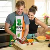 Фарфоры с Happy St.patricks Day Day Frhoran Clover Coin Frhorsh Shef Kitchen Arpnes Готовить гриль Фартук для праздничного обеда барбекю. Кулинария y240401