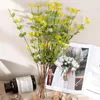 Decorative Flowers Artificial Plant Indoor Decor Realistic Leaf Long-lasting Non-fading Simulation Plants For Home Party