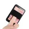 Titulaire de la carte minimaliste RFID Blocage Carb Fibre Slide Portefeuille pour hommes Femmes Homme Femme Carte Mey Case Purse X6Gv #