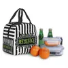 Tim Burt Horror Movie Beetlejuice Resuable Lunch Box per le donne Scuola per bambini Raffreddatore impermeabile Borsa termica per alimenti isolata W0Cx #