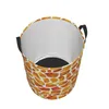 Laundry Bags Foldable Basket For Dirty Clothes Watercolor Giraffe Print Storage Hamper Kids Baby Home Organizer