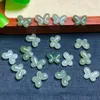 Link bransoletki 6pcs naturalny hetian jadeiła masła rzeźbia moda wislarz kształt do tworzenia DIY DECORATION DECORATION Prezent 10x15 mm