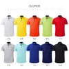 T-shirt ion Ion per estate a maniche corte con colletto di polo, camicia pubblicitaria maschile