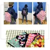 Black White Wild Animals Imprimer le sac à crampons Men Sacs de rangement garçons Tiger Li Wolf Backpack Adolescent Bag Book Bookbag C20V #