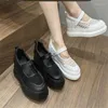 Scarpe Casual 9 centimetri Air Mesh Tacchi Spessi Stivaletti Alla Caviglia Estate Cava Stivali da Donna in Pizzo Traspirante Piattaforma Moto Cuneo Della Signora 34 39